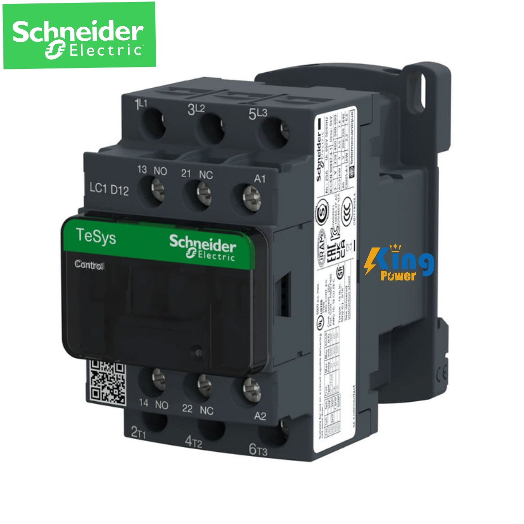 Schneider magnetic contactor LC1 D18M7, 18A-AC-3, 3P, Ith32A-AC-1, Volt :220 V AC coil.. 