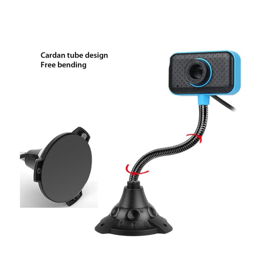 Web cam Flexible USB 2.0 480P Video Camera Computer PC Digital Webcam with Microphone. 