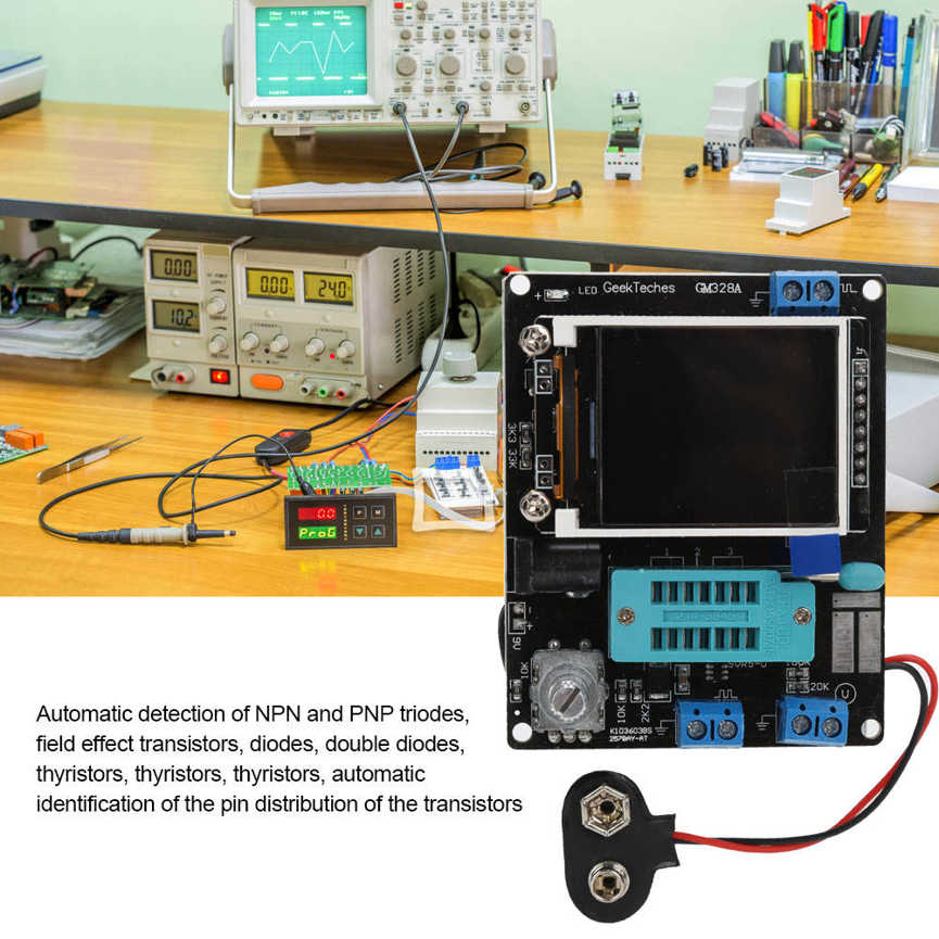 Transistor Tester GM328 Finished Small Screen Frequency Voltage Measurement PWM Generator. 