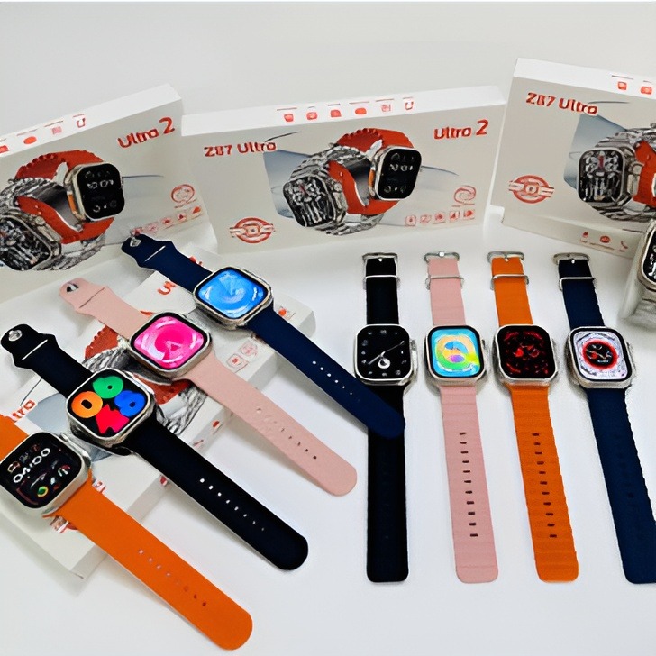 Z87 Ultra 2 With 3 Different Straps Smart Watch. 