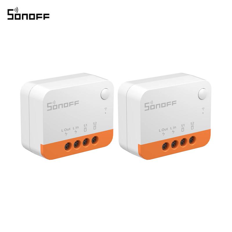 SONOFF ZBMINIL2 Smart Switch No Neutral Wire Required Smart Home 2 Way Wireless Control Work with eWeLink Alexa Google Home. 