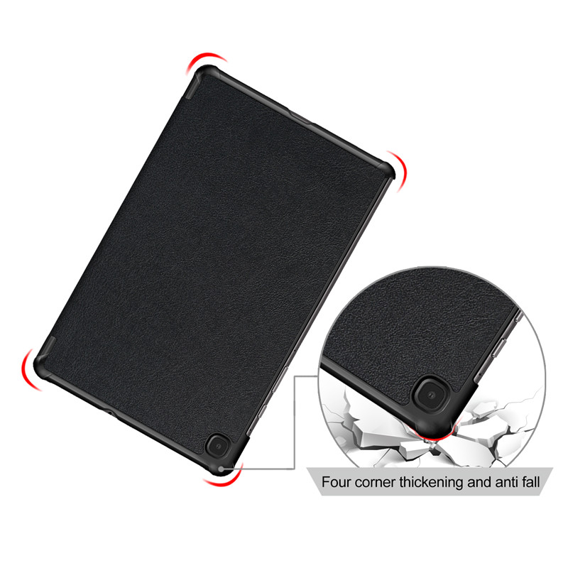 For Samsung Galaxy Tab S6 Lite 10.4 SM-P610 SM-P615 Case Slim Tri-fold Magnetic Smart Flip Cover Full Coverage Casing. 