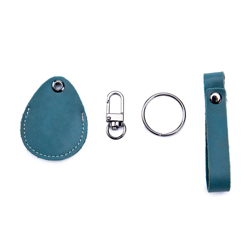 Customizable Leather Cover for Label Starline S96 and PIK Intercom Unisex IC Alarm Tag Mark Protective Card Case Keychain Holder. 