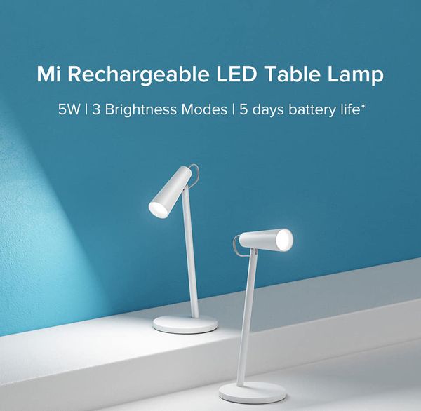 Xiaomi Mijia Rechargeable LED Table Lamp. 