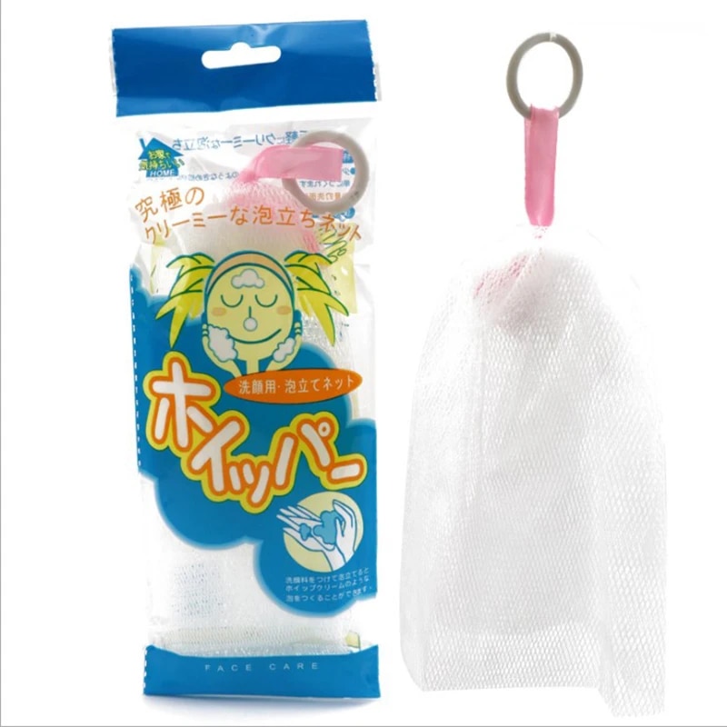 【Hey my home】Bathroom Accessories Body Soap Net Bubble Helper Mesh Bath Tools Color. 