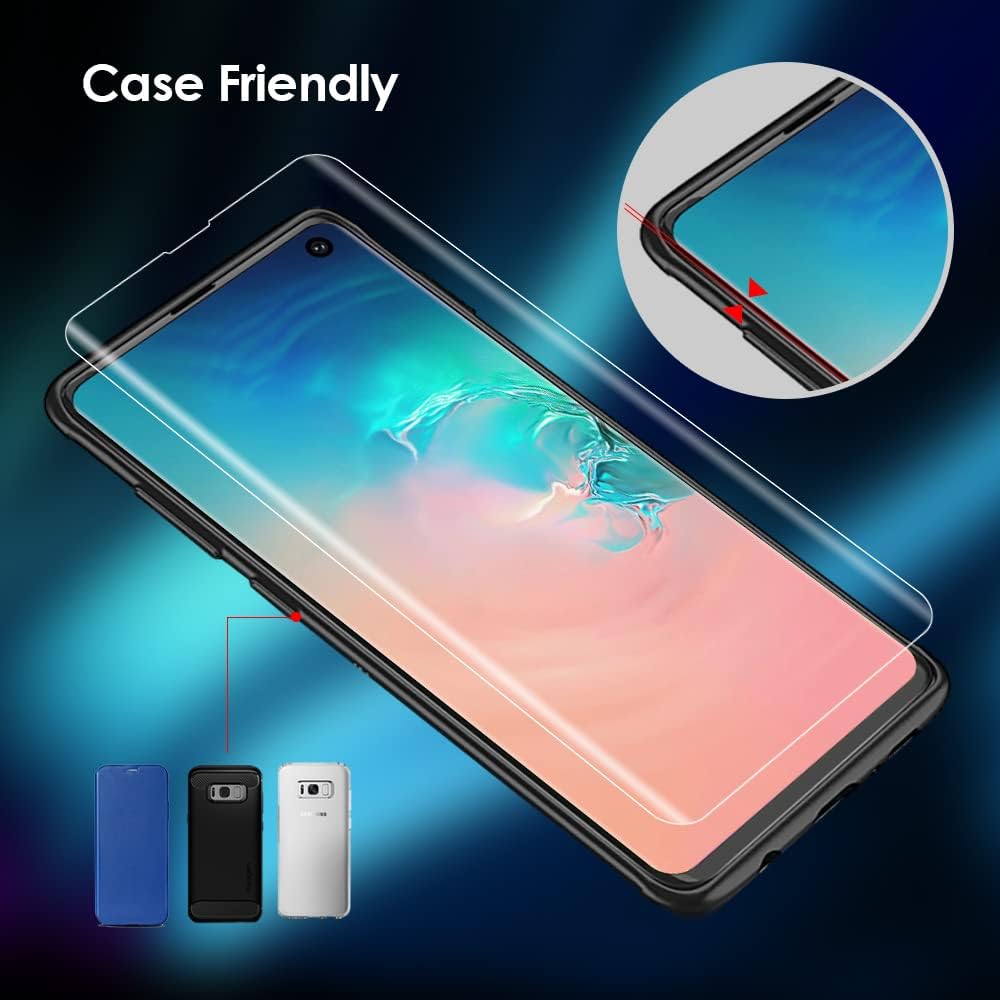 Samsung Galaxy S10/S10+/S10 5G One Minute AR Nano Liquid Premium UV Screen Protector with Edge to Edge Full Coverage. 