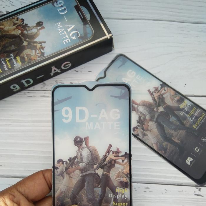 Samsung Galaxy A50 Premium 9D AG Matte Tempered Glass Screen Protector (Full Display Covered). 
