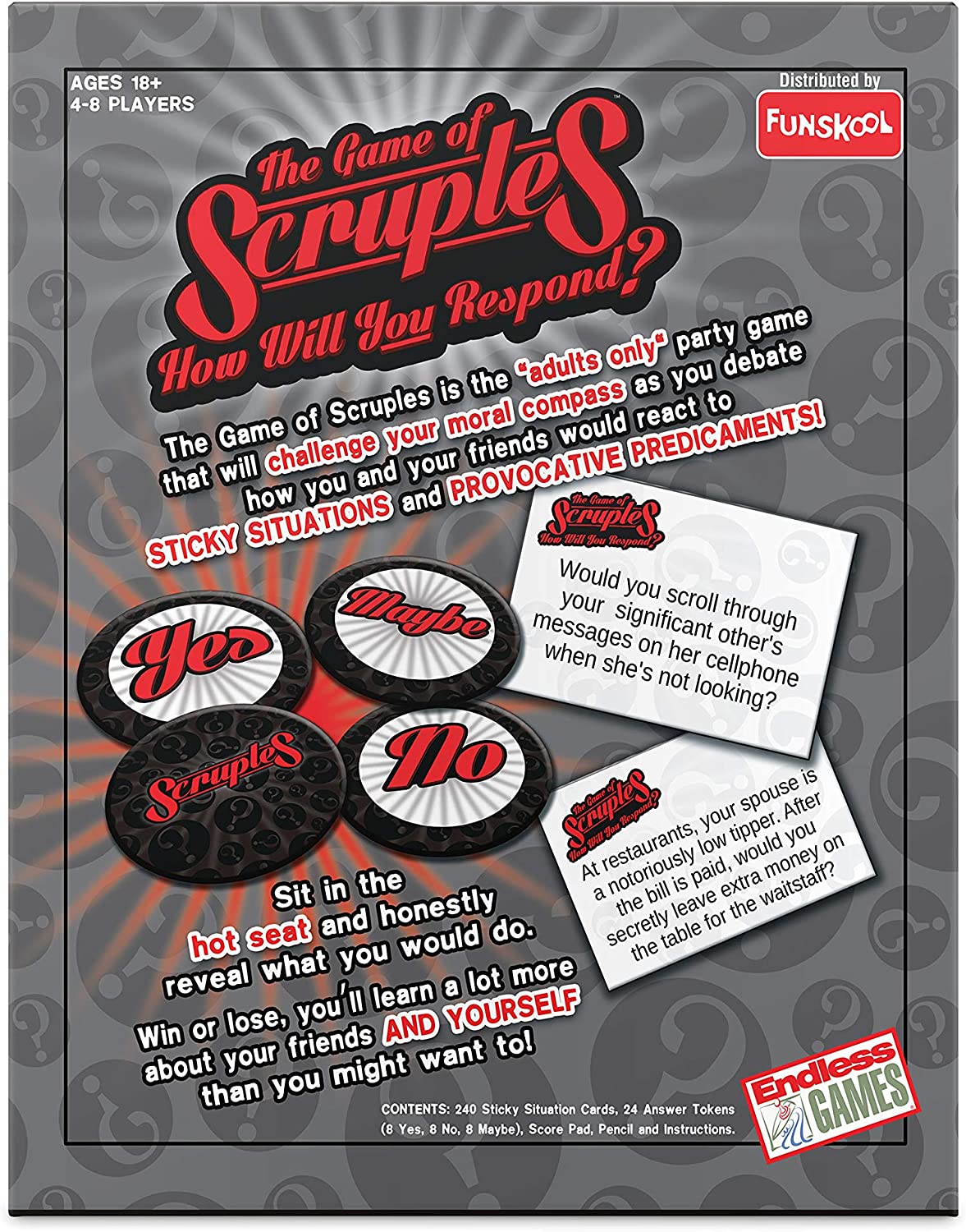 Funskool Scruples Board Game. 