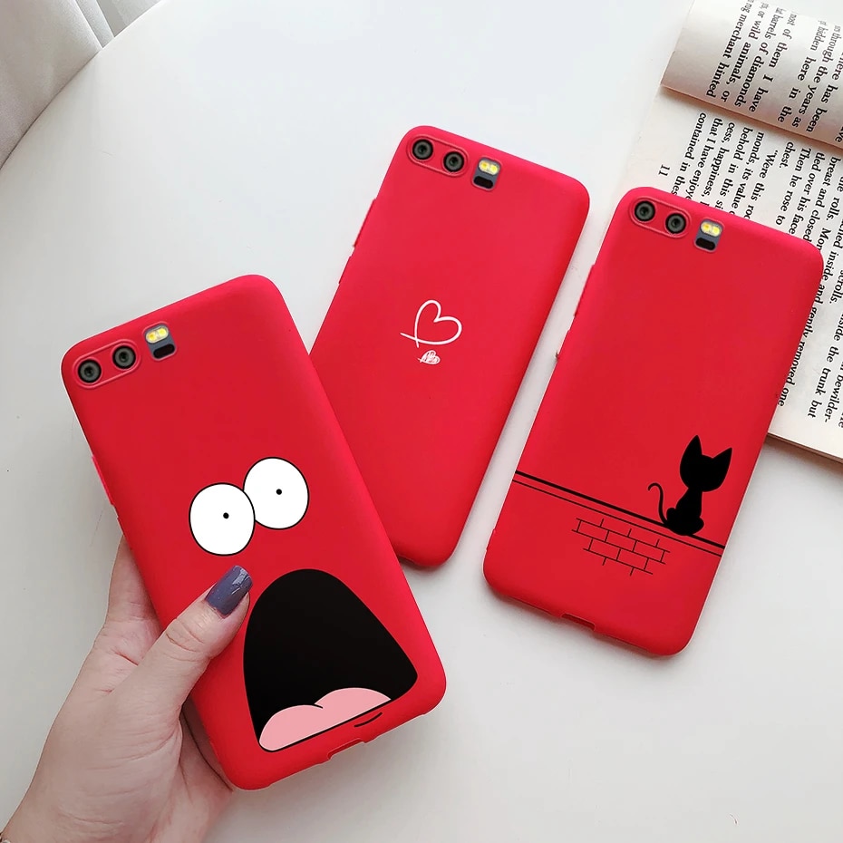 For Huawei P10 plus Phone Case Cute Painted Silicone Back Cover Protector Funda For Huawei P10plus P10 P 10 Plus HuaweiP10 Cases. 