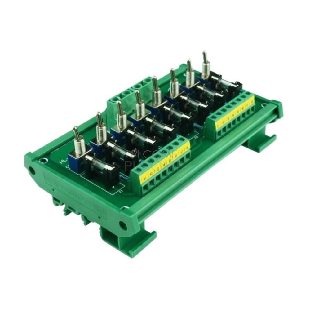 1 To 16 Channel DC Power Distribution Board With Switch ON/OFFeisure time Breaking Fuse Terminal Block For Power Supply CCTV LED Wiring