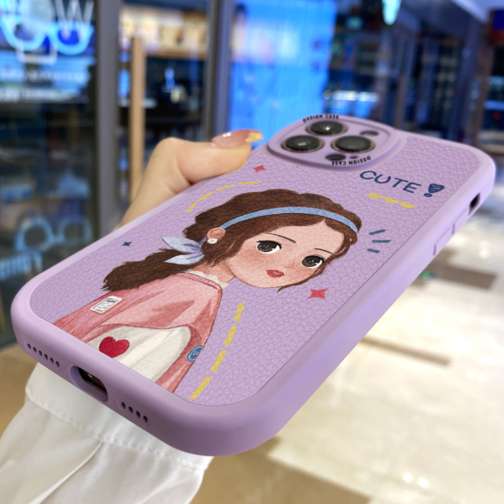 AMORVOR for Redmi Note Note Pro Back Cover Beautiful Girl PU