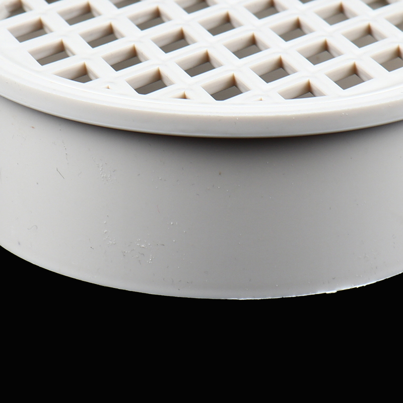 Insert Type Simple Floor Drain PVC 50-200 Round Pipe end cap Filter Net air vent. 