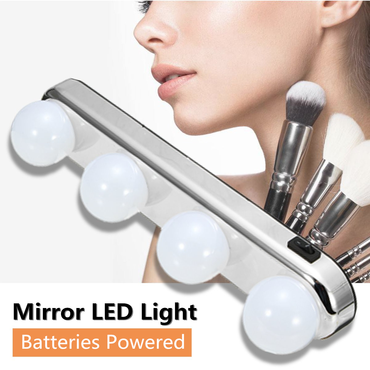 4led Super Bright Vanity Mirror Portable Light Bulbs Glow Make Up Cosmetic At Best S In Desh Daraz Com Bd 4led Super Bright Vanity Mirror, Portable Light Bulbs Vanity Mirror