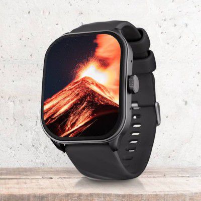 fastrack-revoltt-fs1-pro World's First,1.96" Super AMOLED|Highest Resolution|BT Calling Smartwatch  (Black Strap, Free Size). 