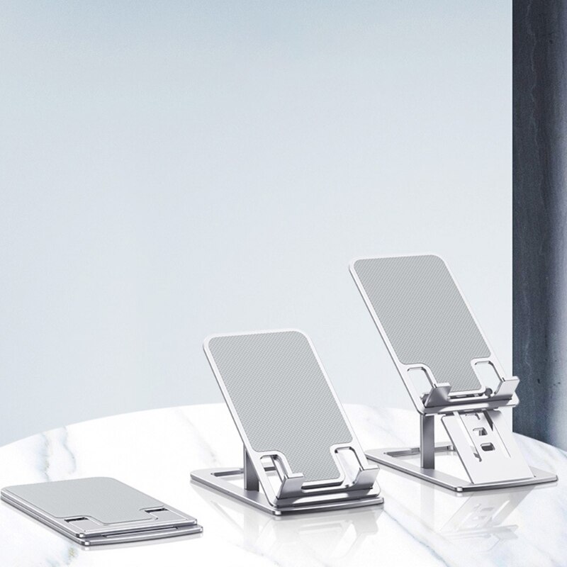 【happy one】Mini Foldable Mobile Phone IPad Holder, Compatible From Pro 12" To Small Smartphones, Suitable For Desks. 