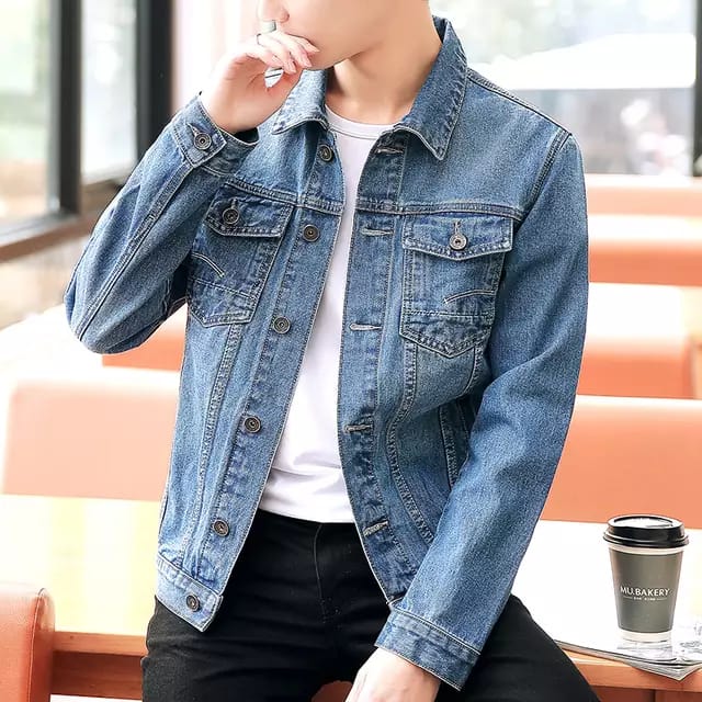 Indispensable -Quality And Durablity -Nice Custom Design Winter Fashion Denim Jacket For Men- Innovative Qualityful - Easy To care and Longive. 