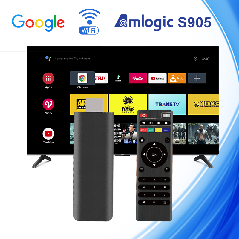 Amlogic S905 Smart TV Stick High Speed 4k WIFI 6 OM Android TV Stick. 