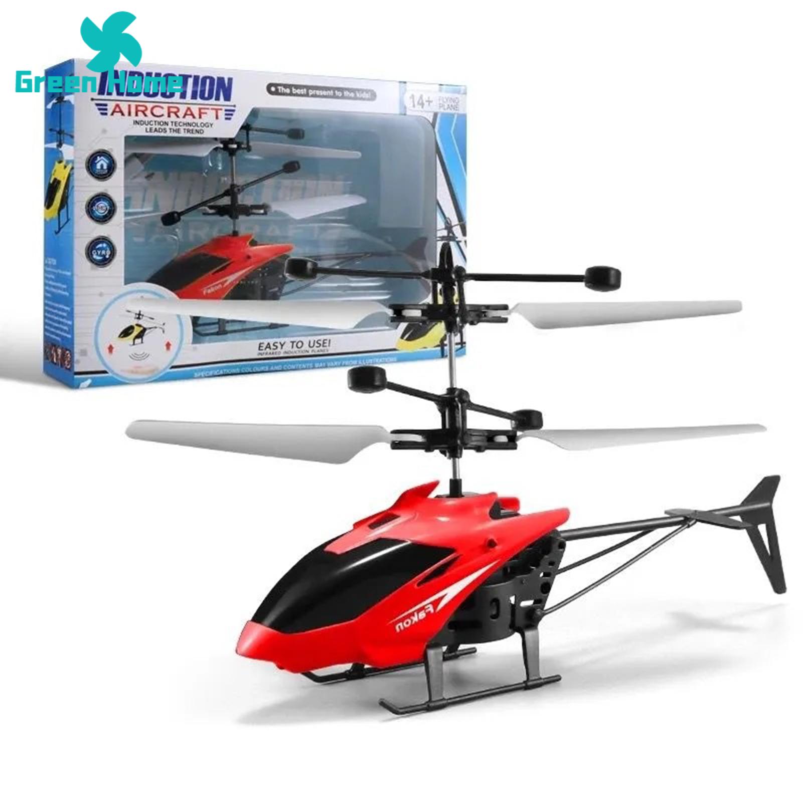 【3C VictoryEagle】Green Home Remote Control Helicopter Remote Control Airplane Helicopter Toy. 