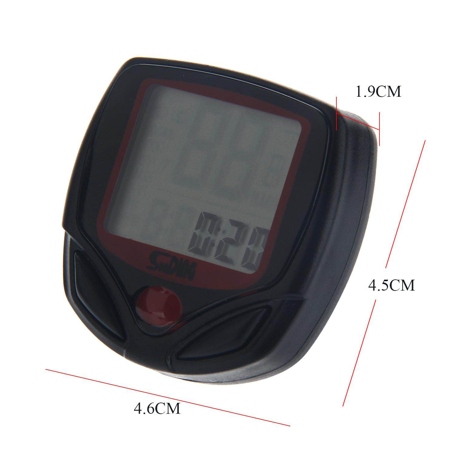 Wireless Waterproof LCD Bike Computer Odometer Speedometer. 