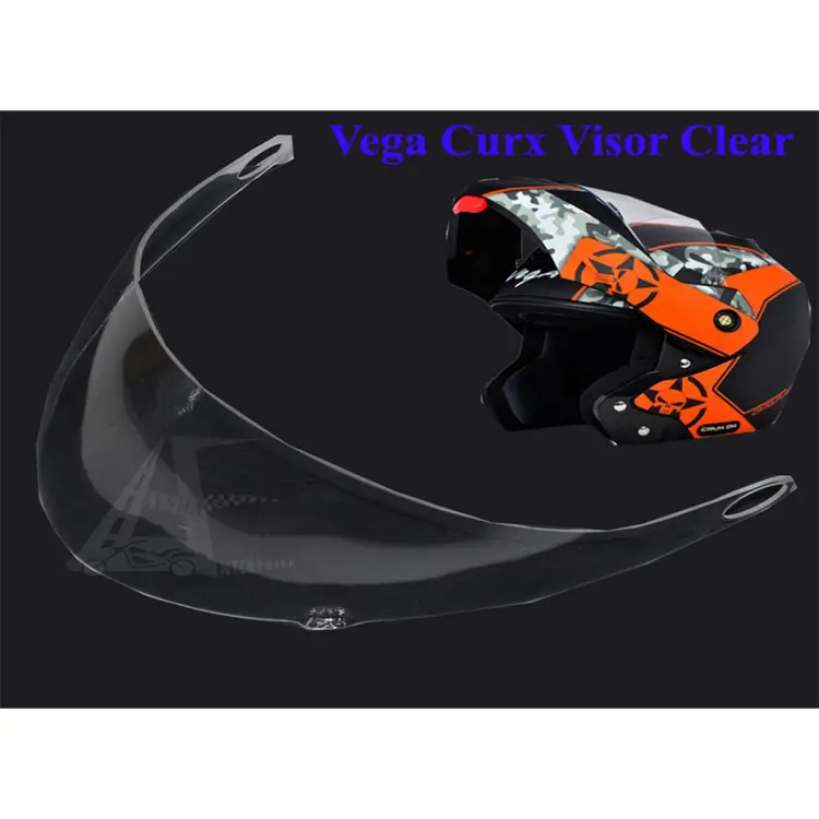 Vega crux store helmet clear visor