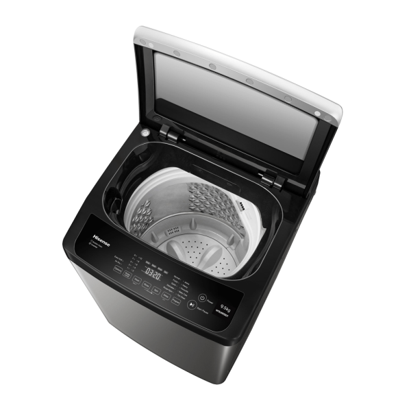 HISENSE 9.5 KG Top Load Washing Machine With Bubble Clean technology | WT5J9513DS/BD3. 