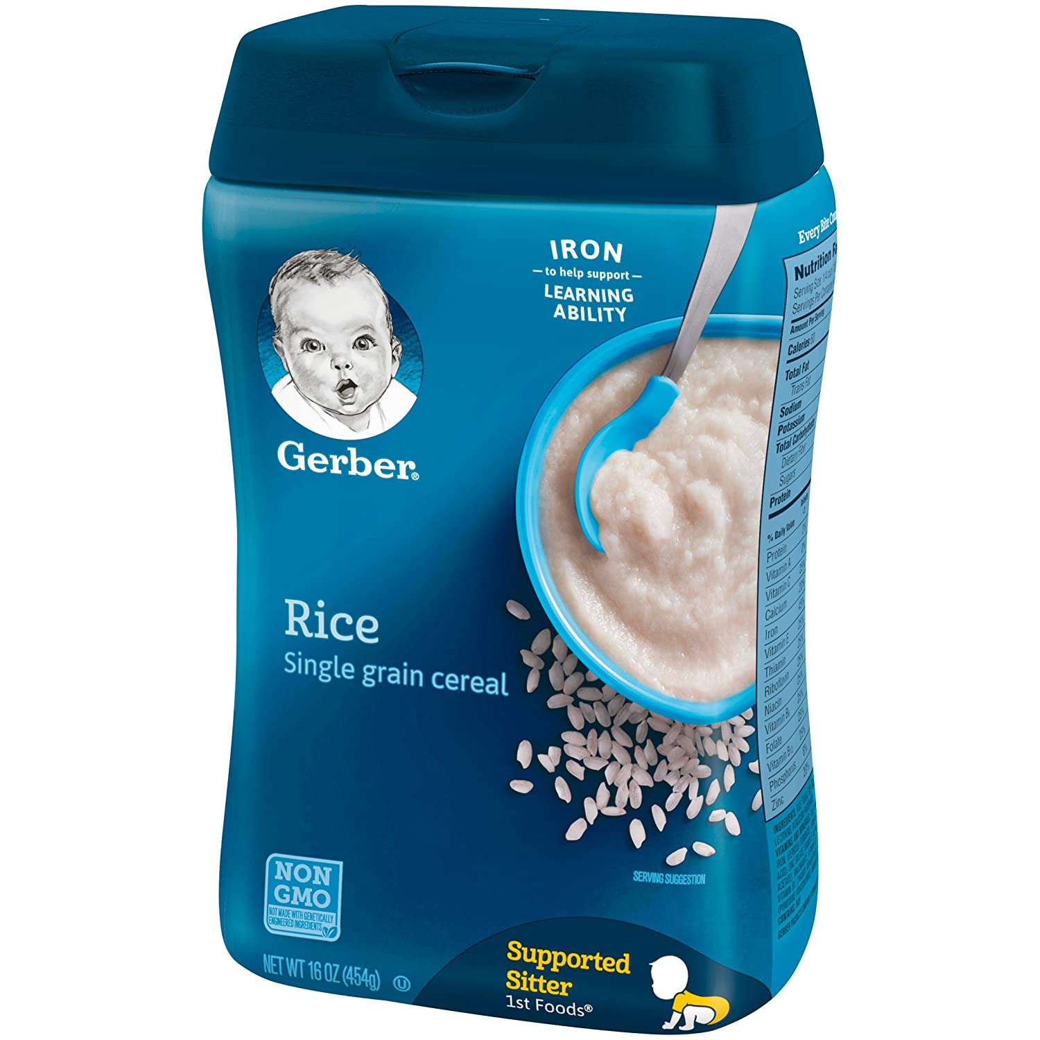 Baby gerber hot sale rice cereal