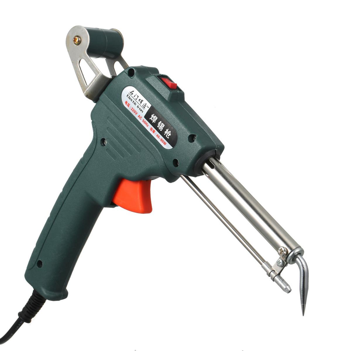 60W External Thermal Manual Welding Automatic Feed Soldering Iron Electric Temperature Tool Adjustable Solder Tool Kit Fast Heating