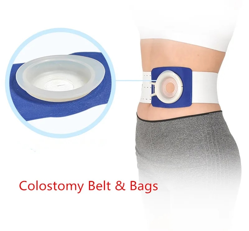 Colostomy Bags Ostomy Belt Drainable Urostomy Bag after Colostomy Ileostomy Pouch Ostomy Belt with Bag. 