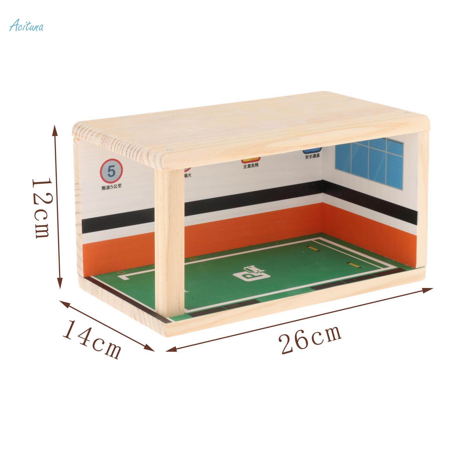 1/24 Parking Lot Scene Display Case Collectibles Layout Diecast Car Garage. 