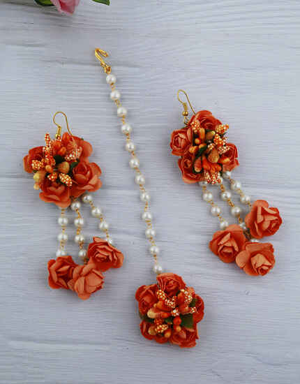 Artificial flower deals jewellery design