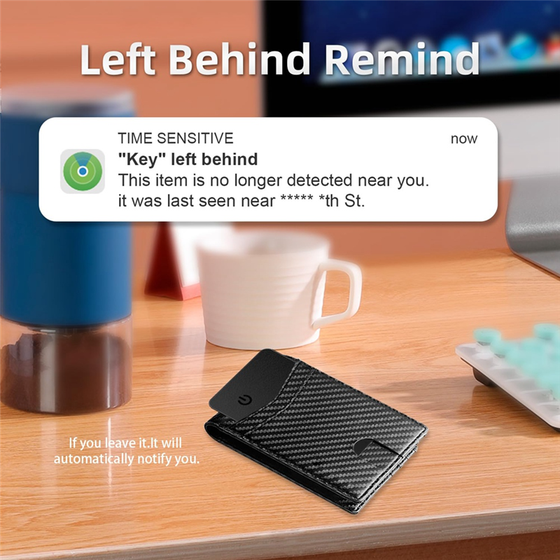 Wallet Tracker Card Wallet Finder for IOS Find My Bluetooth Locator for Phone, Luggage, Bag ,Waterproof Easy Install Easy to Use. 
