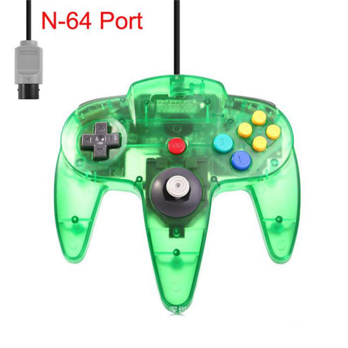 N64 Gamepad Classic Game Controller Joystick Gamepad Long Wired For Classic Nintendo 64 Console Games For Nintendo Gamepad