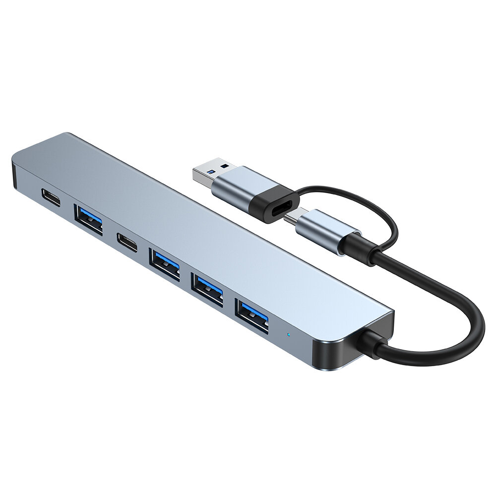 7-in-1 Type-C base USB2.0x4 USB3. 