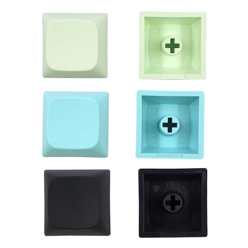20 Keys PBT Keycap XDA Profile 1U Not Engraving Blank Key Cover Unique Character Key Button for Mechanical Keyboard. 