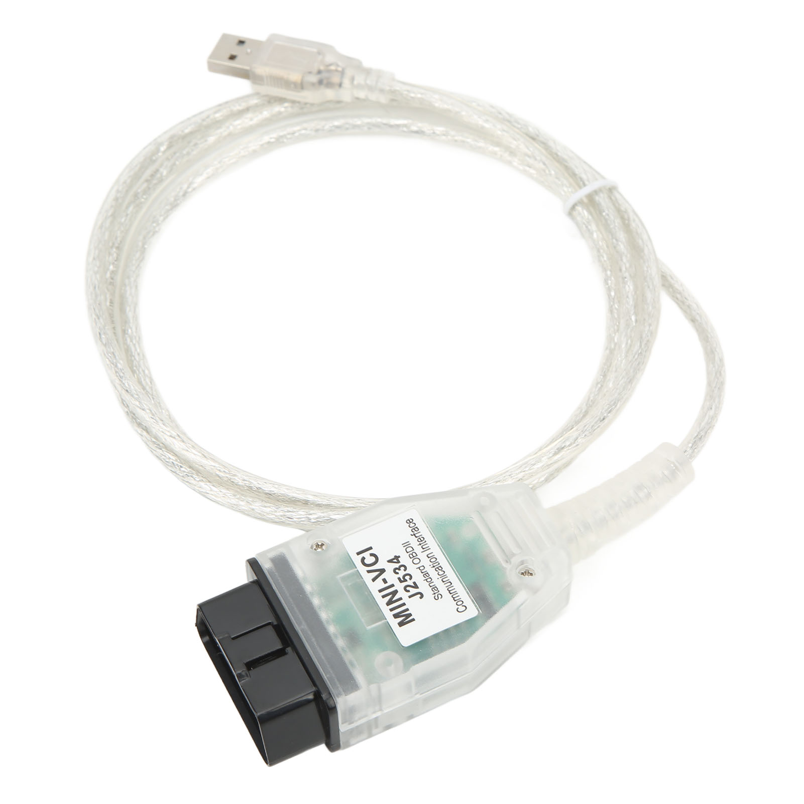OBD2 Code Reader Cable, for SAE J1850 PWM for Windows 7 32bits Accurate V18.00.008 USB To OBD2 Practical Car Diagnostic Cable for VCI TIS 16pin Vehicle