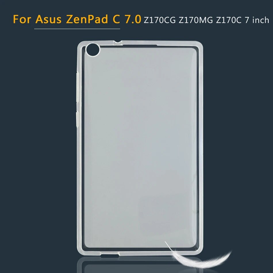 Silicone Case For Asus Fonepad 7 8 FE380CG/ZenPad 10 8 7/Zen Pad 3S 10/C 7.0/S 8.0 Z301M Z380M Z380KL Z170C Soft TPU Cover Case. 