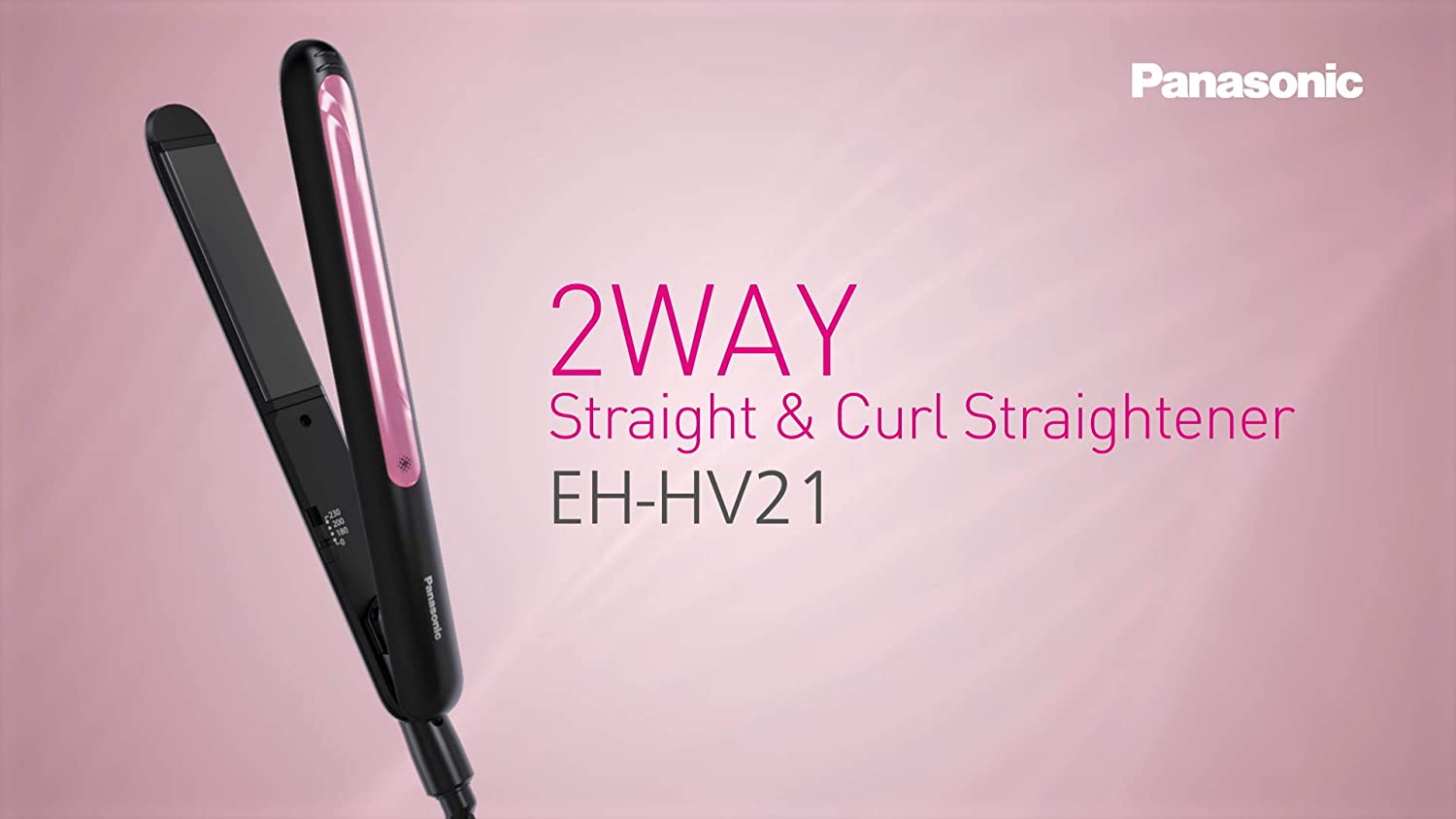 Panasonic Hair Straightener & Curler EH-HV21