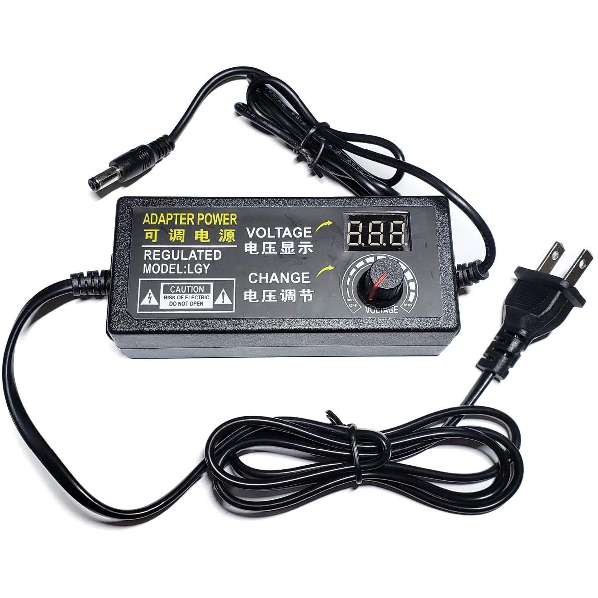 3V-24V Adjustable AC/DC Switching Power Adapter