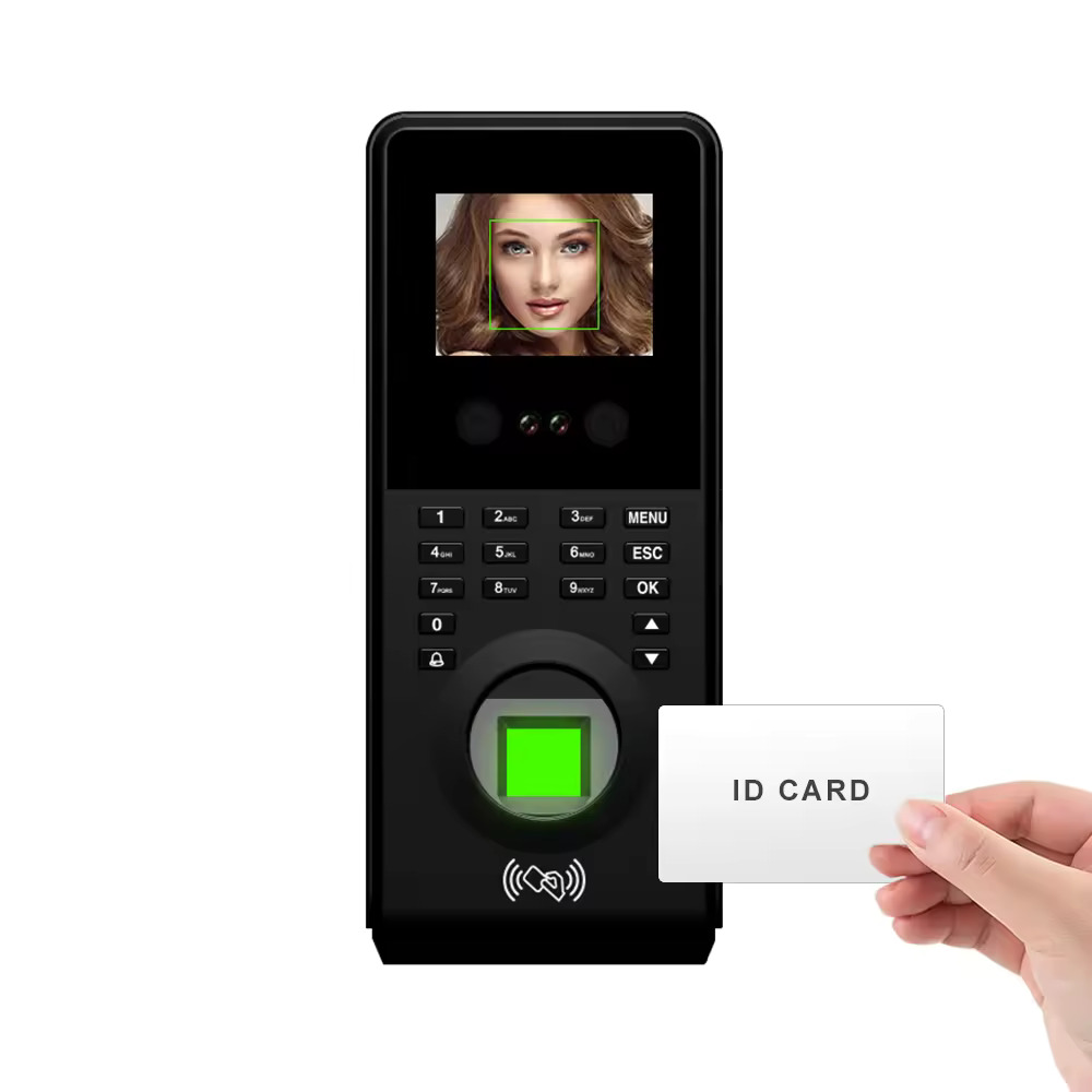 WiFi Attendance System Machine with Facial Recognition Fingerprint Scanner and 13.5 MHz NFC Card Scanner 12V DC with Paid Cloud platform and sms alert compatible. 