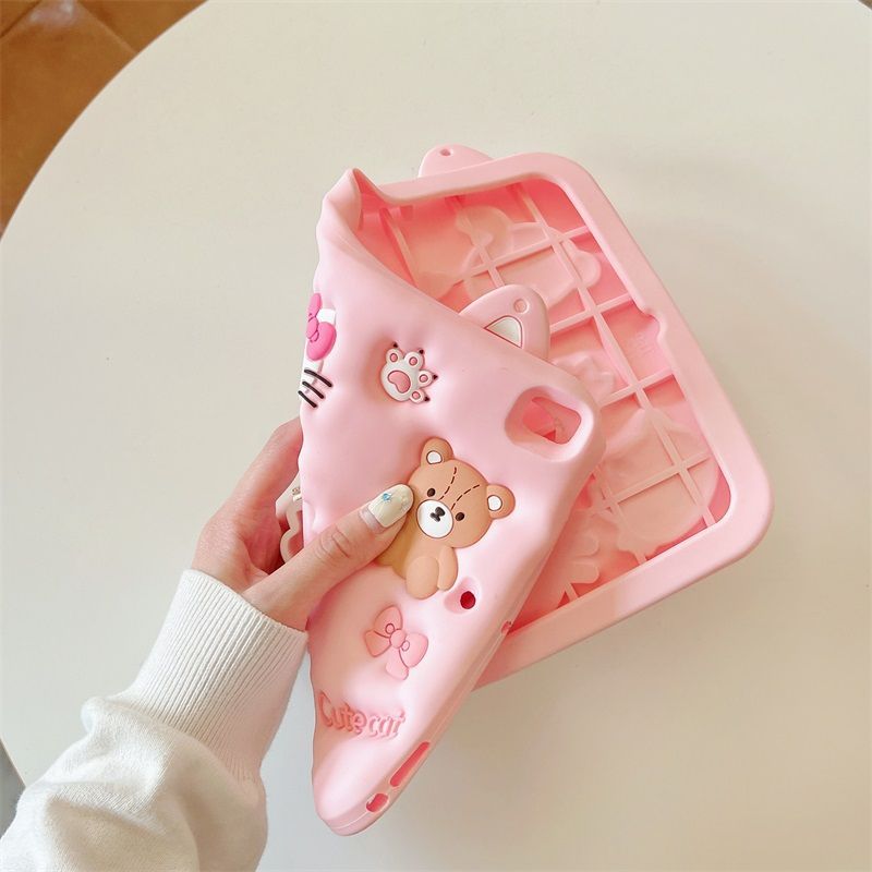 Hello Kitty Table Case for iPad Pro 11 inch 22 21 20 mini Silicone Tablet Cover For iPad 9.7 5th 6th 10.2 9th 8th 7th 10th Funda. 