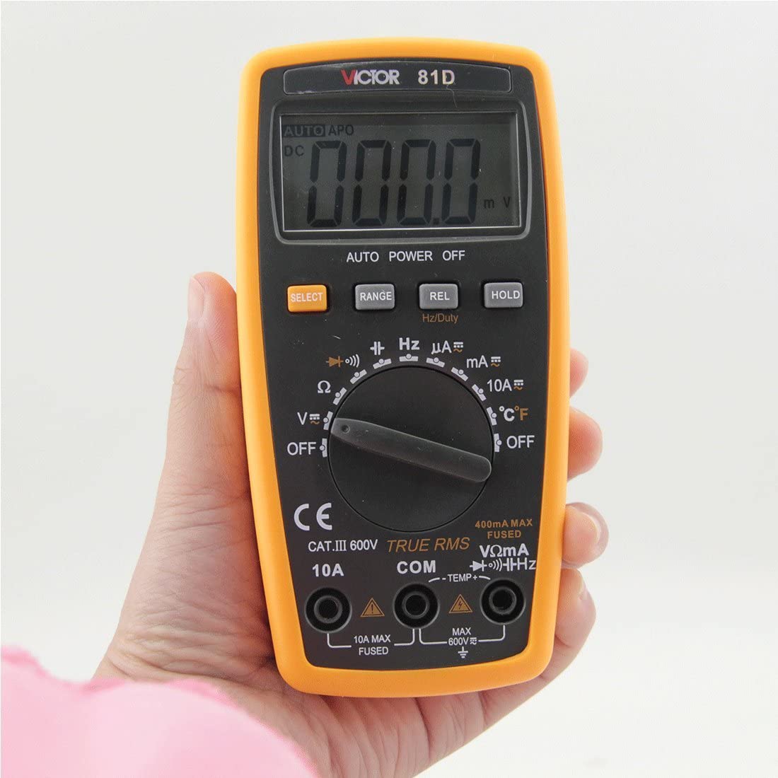 VICTOR VC81D Digital Multimeter Pocket Size Mini AC DC Voltage Current Tester - Kings Trading. 