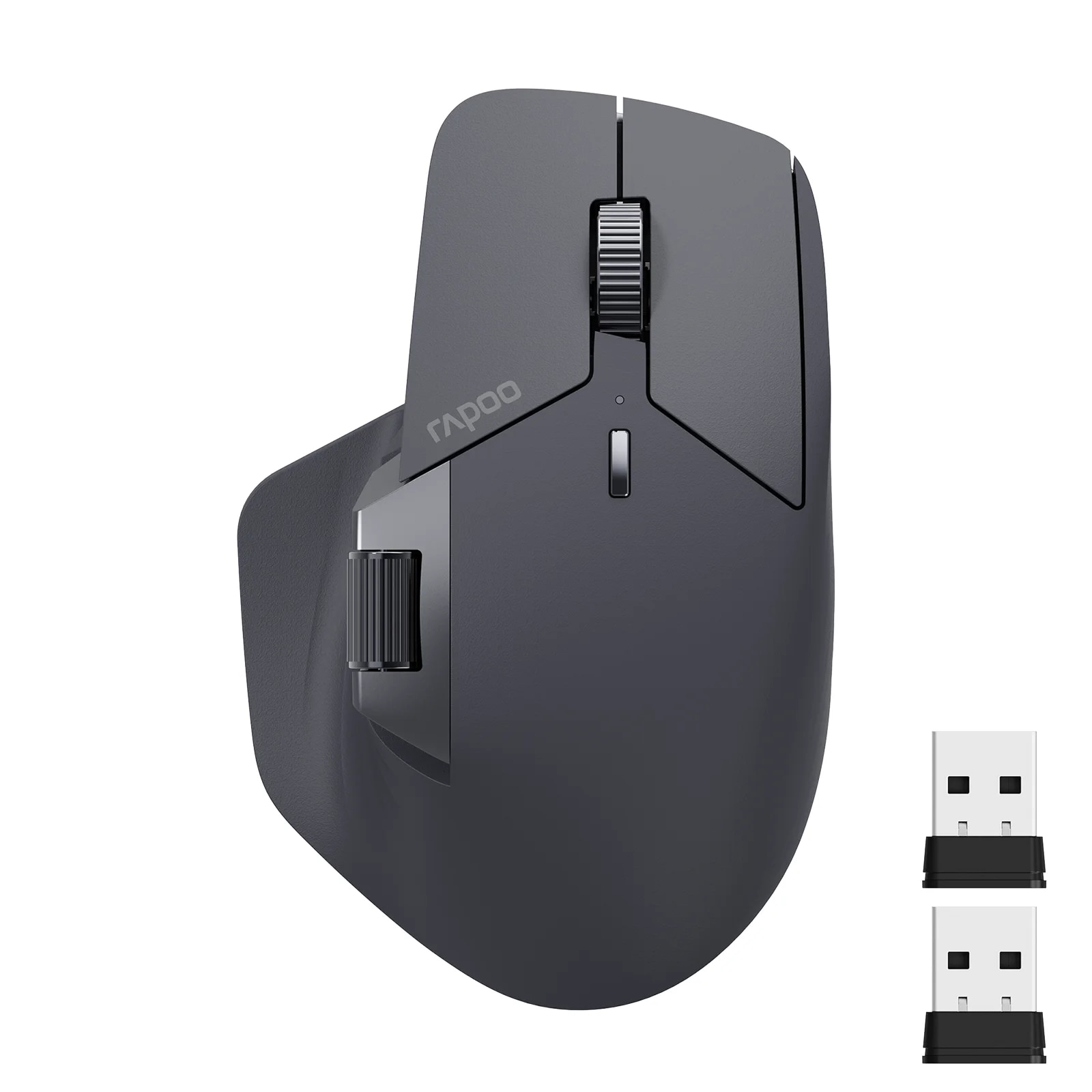 Rapoo MT760 Rechargeable Multi-mode Wireless Mouse Ergonomic 4000 DPI Easy-Switch Up to 4 Devices Bluetooth Mouse Office Mice