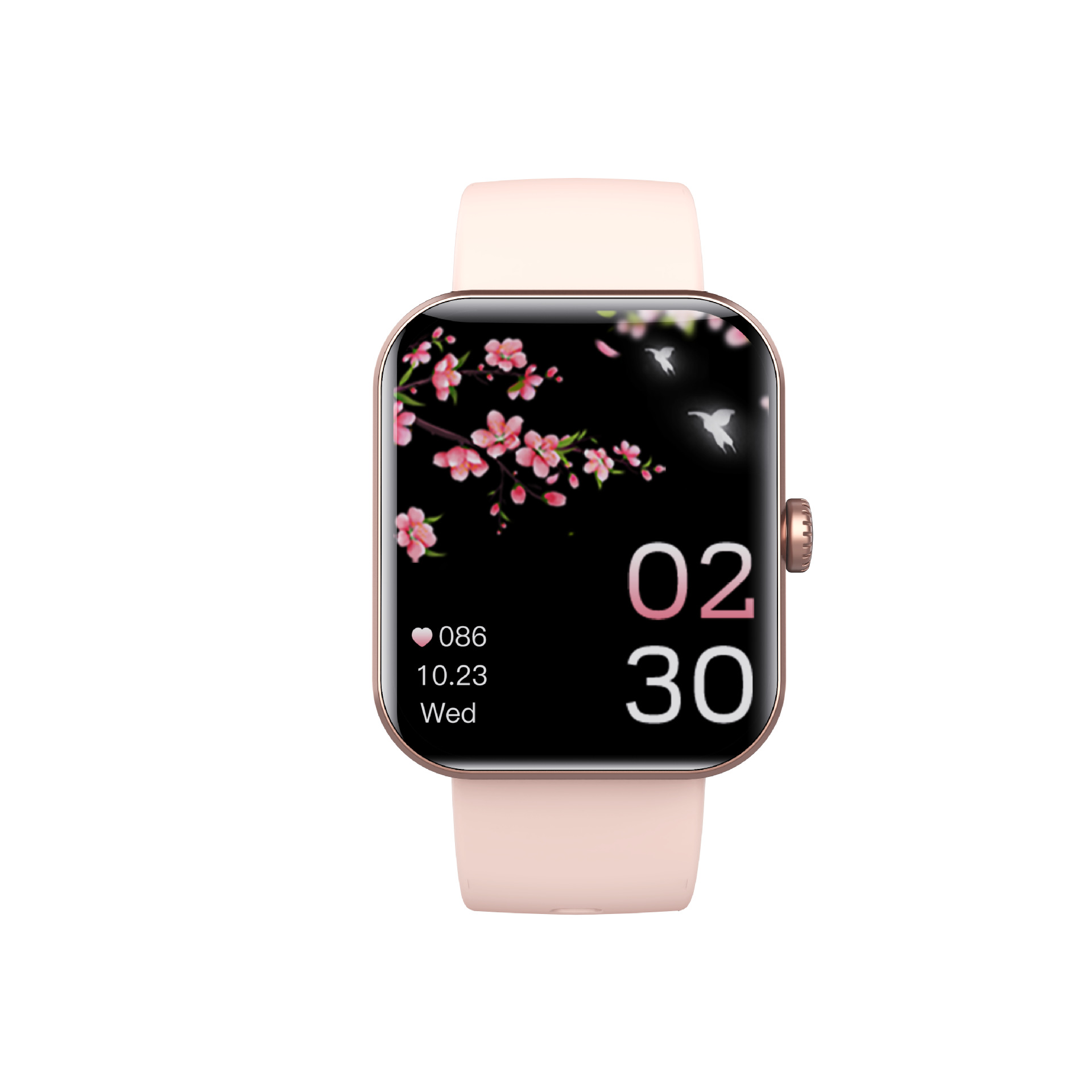 The new cross-border F57L smart watch body temperature, heart rate, blood oxygen information reminder, step counting, smart bracelet, sports watch