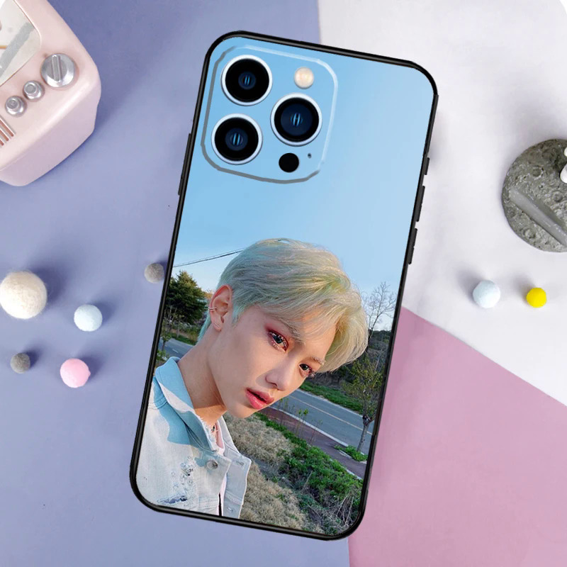 【Solitary waves】Stray Kids Felix Phone Case For iPhone 15 14 Pro Max 11 12 13 Mini XR X XS Max 8 7 Plus SE 2020 Cover. 
