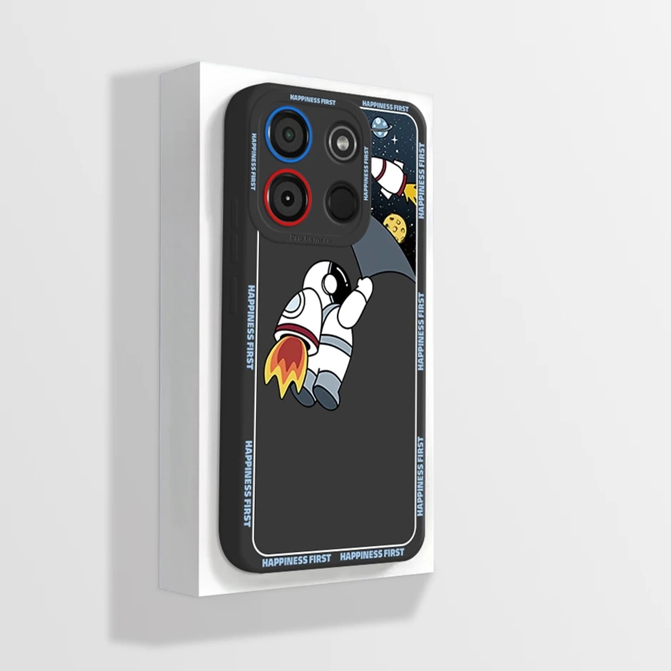 For Infinix Smart 7 Plus Case Cover 7plus Motorcycle Straight Edge Phone Bumper for INFINIX Smart7 X6515 Cases Funda