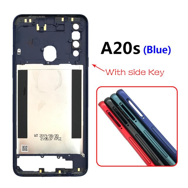 Samsung Galaxy A20s SM-A207 Middle Frame Without LCD Frame Panel and Back Panel. 