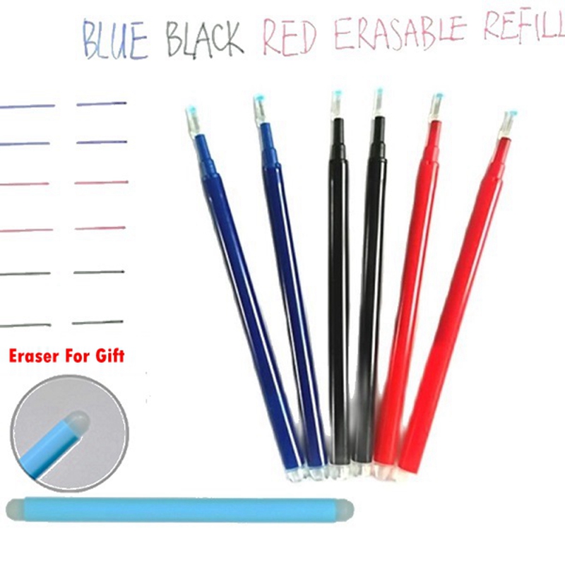Retractable Erasable Gel Pens Make Mistakes Disappear Comfort Grip Black Red Blue Ink for Writting Note Taking Crossword Puzzles