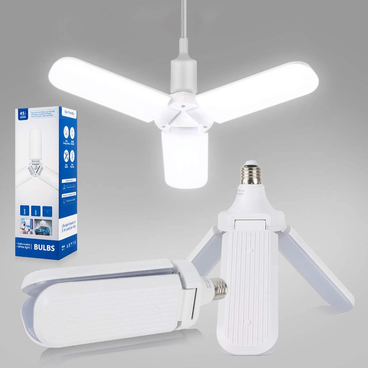 led garage fan light