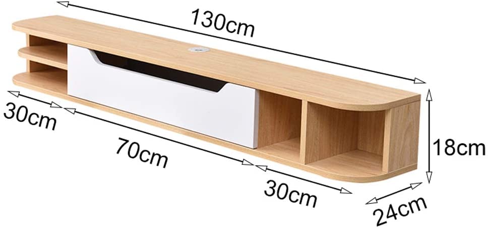 Wall-Mounted TV Cabinet Floating Shelf Wall Shelf Goods Rack TV Set-top Box Router Photo Toy Storage Shelf Open Shelves Audio-Video Shelving TV Stands Bookshelf. 