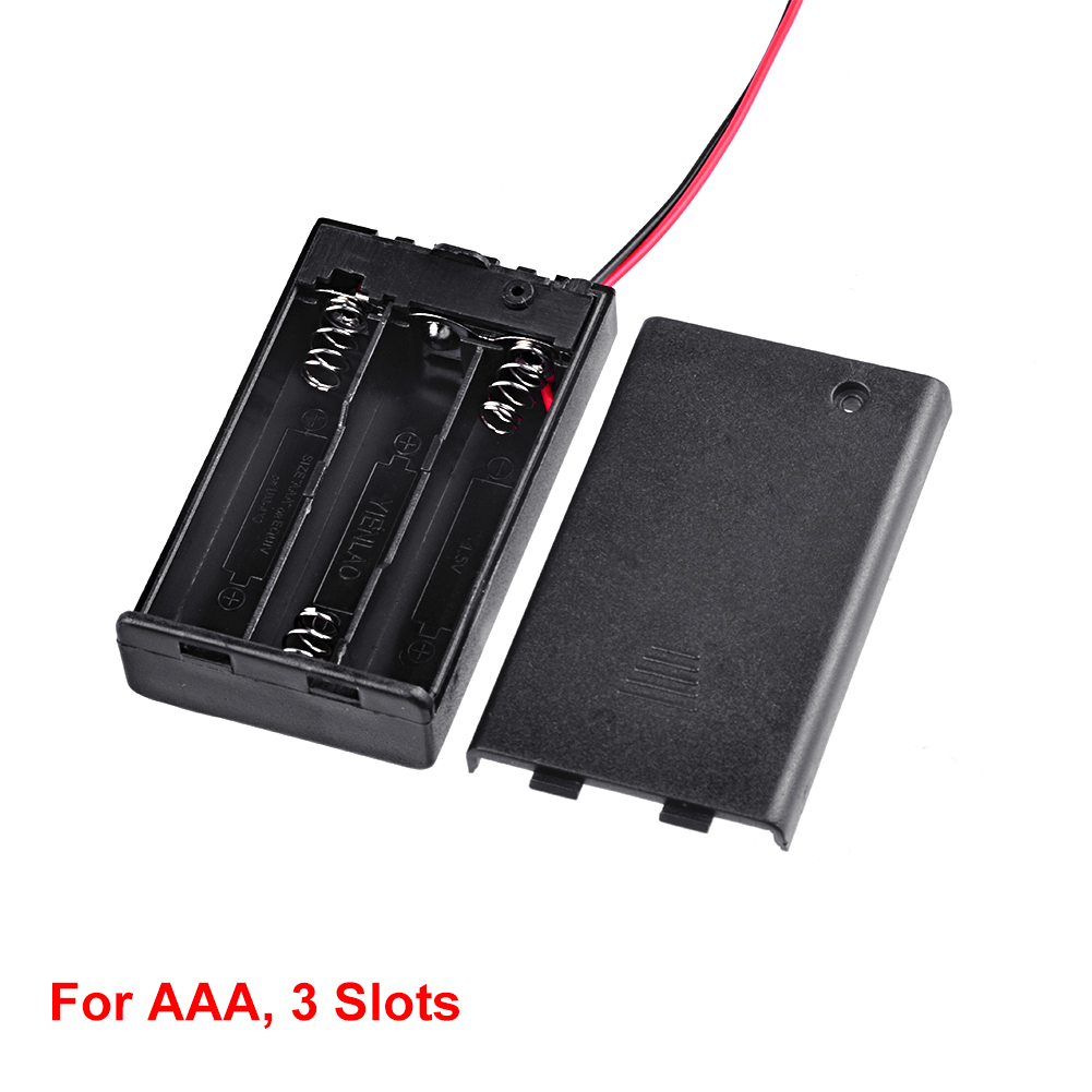 AA AAA Power Bank 2X 3X 4X 6X 8X18650 Box Case Switch Wire Lead DIY Battery Container Cover On/Off 3.7V Storage Switch Holder. 